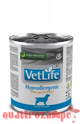 Farmina Vet Life Hypoallergenic Pesce e Patate 300 gr Barattolo Umido Per Cani