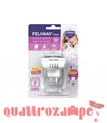 Feliway Help Diffusore + Ricarica 7 Giorni