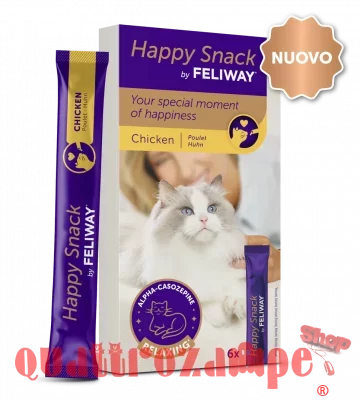 Feliway Happy Snack 6 stick Per Gatti Con Pollo