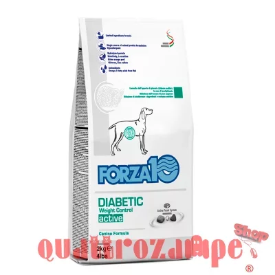 Forza 10 Diabetic Weight Control 2 kg Crocchette Cane