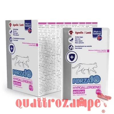 Forza 10 ActiveWet Hypoallegenic 100 Gr Agnello Busta Umido Gatto