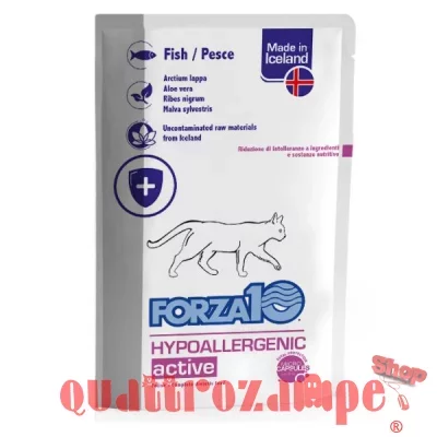 Forza 10 ActiveWet Hypoallergenic 100 Gr Pesce Busta Umido Gatto