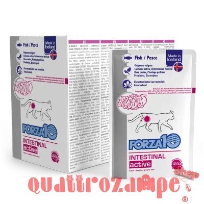 Forza 10 ActiveWet Intestinal Active Pesce 100 Gr Busta Umido Gatto Cane