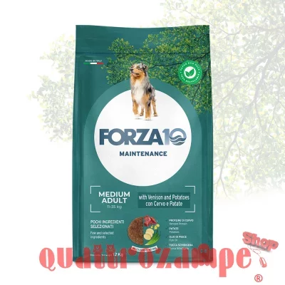 Forza 10 Adult Medium Maintenance Cervo 12 kg Per Cani