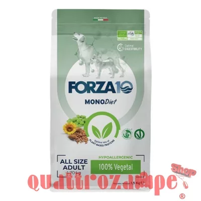 Forza10 MonoDiet Adult Hypoallergenic Vegetale 10 kg Crocchette Per Cane