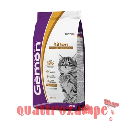 Gemon Kitten Pollo e Riso 7 Kg Crocchette per Gattini