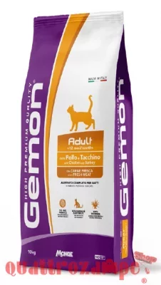 Gemon by Monge Adult Complete Pollo e Tacchino 10 Kg Cibo Gatto