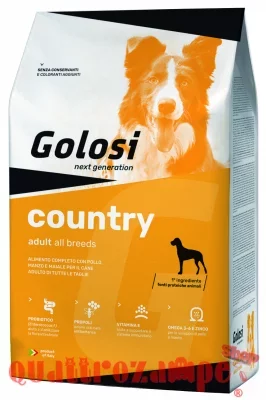 Golosi Country All Breed Pollo e Manzo 12 kg Crocchette Cani