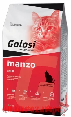 Golosi Cat Manzo e Riso 7,5 kg Per Gatti