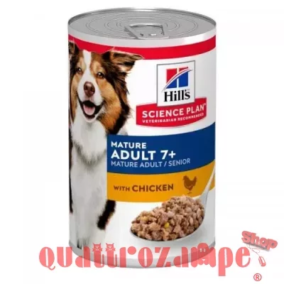 Hill's Science Plan Cane Umido Mature 7+ 370 gr Per Cani Anziani