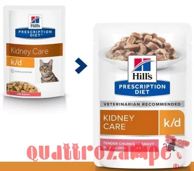 Hill's Diet K/D Salmone Kidney Care 85 gr Umido Gatto