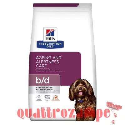 Hill's Prescription Diet b/d Ageing Care con Pollo 3 kg Secco Per Cani