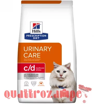 Hill's Diet Feline C/D Urinary Care Stress Pollo 3 kg Per Gatto