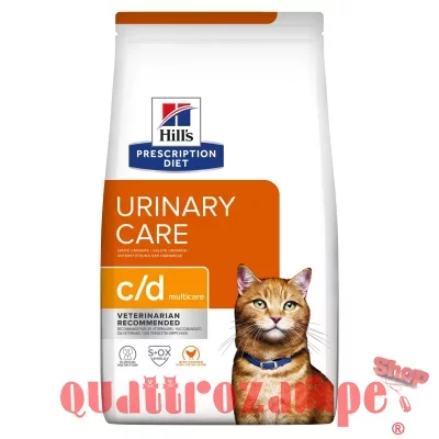 Hill's Prescription Diet Feline C/D Urinary Pollo 8 kg per Gatto
