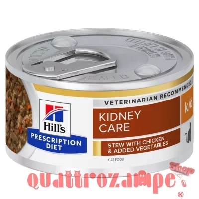 Hill's Diet k/d Stew 82 gr Spezzatino Pollo e Verdure Umido Gatto