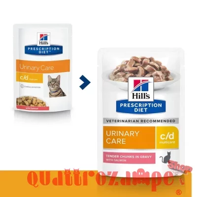 Hills Diet C/D Salmone Urinary Care 85 gr Umido Gatto