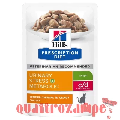 Hills Diet Metabolic Urinary Stress 85 Gr Umido Gatto