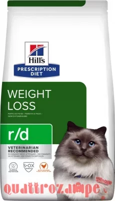 Hill's Prescription Diet R/D Weight Reduction 1,5 Kg Secco Gatto