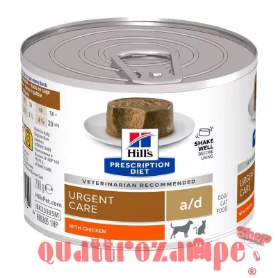 Hill's Diet A/D Urgent Care 200 gr Umido Cane Gatto