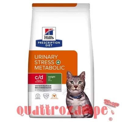 Hill's Prescription Diet C/D Urinary Stress + Metabolic Pollo 1,5 kg Per Gatti