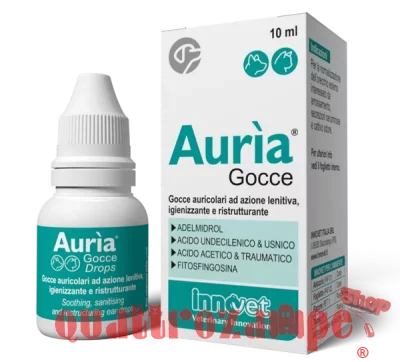 Innovet Auria Gocce Auricolare 10 ml Per Cani e Gatti