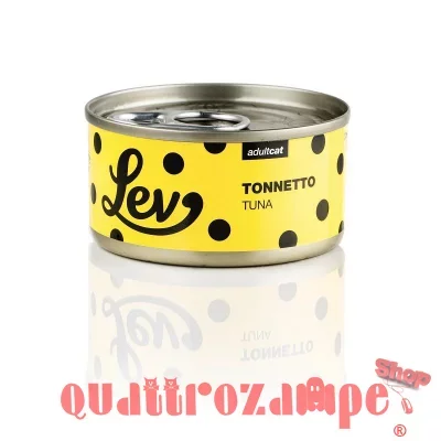 Lev Adult Cat Tonnetto 70 gr Lattina Umido Gatti