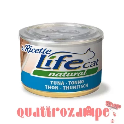Life Cat Le Ricette Natural Tonno 150 gr Scatoletta Gatti