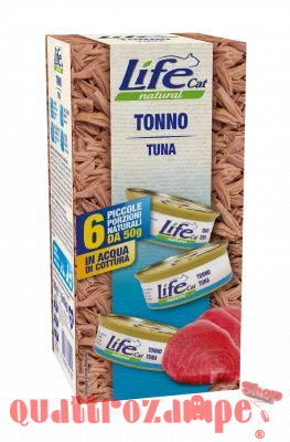 Life Cat Natural Tonno 6 x 50 gr Multipack Gatti