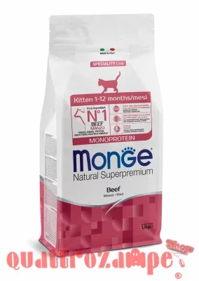 Monge Natural Superpremium Kitten Manzo Per Gattini