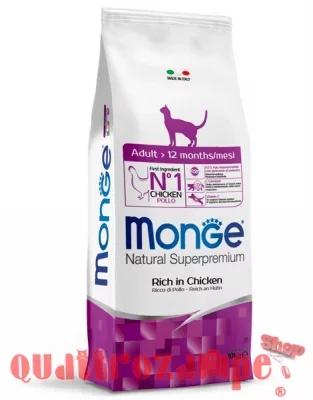 Monge Natural Superpremium Adult Pollo 10 Kg Per Gatti