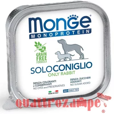 Monge Solo Coniglio Monoproteico 150 gr Umido per Cani