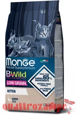 Monge Bwild Low Grain KItten Oca 1,5 kg Per Gattini