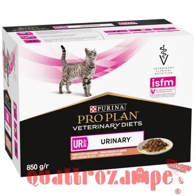 Purina Pro Plan Veterinary Diets UR St/Ox Urinary Salmone 85 gr Busta Umido Gatti