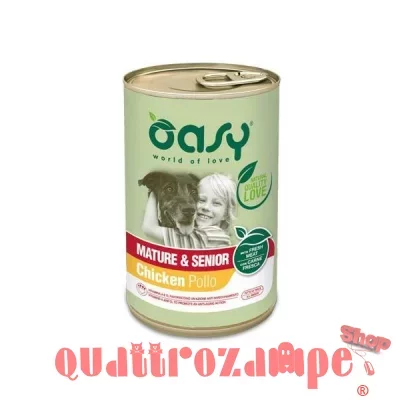 Oasy Dog Mature Senior 400 gr Umido Per Cani