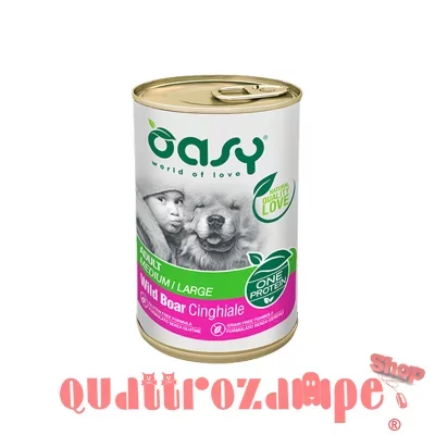 Oasy Dog Monoproteico Cinghiale 400 gr Umido Per Cani