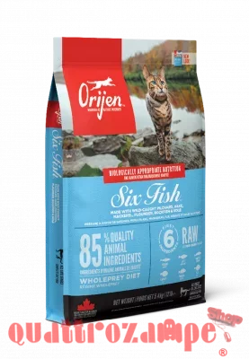 Orijen 6 fish six fish 340 gr cat Per Gatti