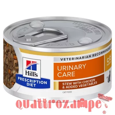 Hill's Diet C/D Stew 82 gr Spezzatino Pollo e Verdure Umido Gatto