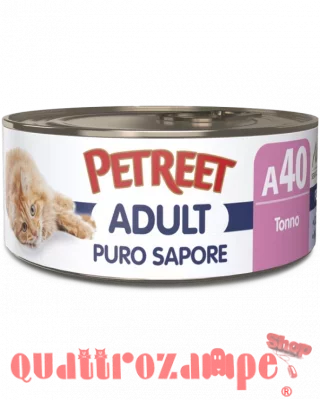 Petreet Puro Sapore Tonno Con Surimi 70 gr A41 Scatoletta Umido Gatto