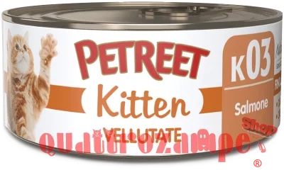 Petreet Kitten Salmone 70 gr K03 Scatoletta Umido Gattini