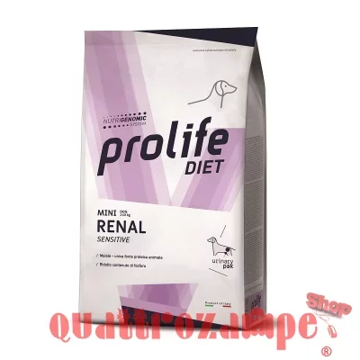 Prolife Dog Diet Mini Renal Sensitive 1,5 kg Crocchette Cane