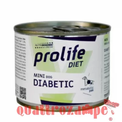 Prolife Dog Veterinary Formula Mini Diabetic 200 gr Umido