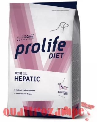 Prolife Diet Mini Hepatic 1,5 kg Crocchette Per Cani
