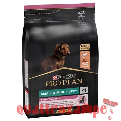 Purina Pro Plan Puppy Sensitive Skin Small Mini Salmone 3 Kg Cani Cuccioli