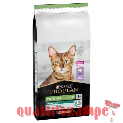 Purina Pro Plan Renal Plus Sterilised Tacchino 10 kg per Gatti Sterilizzati