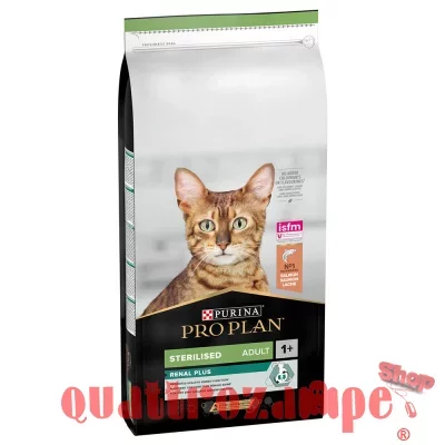 Purina Pro Plan Optirenal Sterilised Salmone 10 kg per Gatti Sterilizzati