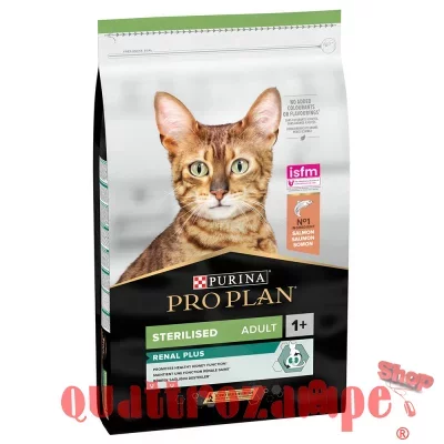 Purina Pro Plan Optirenal Sterilised Salmone 1,5 Kg per Gatti Sterilizzati