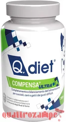 Q.Diet Compensa ULTRA 250 gr Polvere Cani Gatti