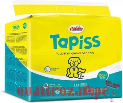 Record Tappis 100 Tappetini Assorbenti Per Cani 60 x 60