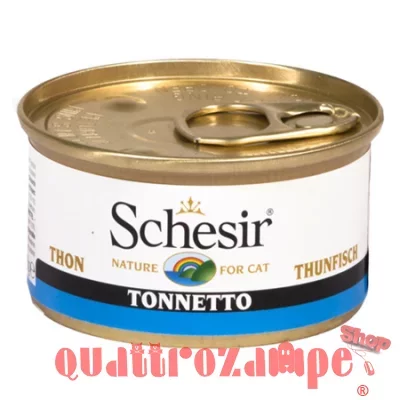 Schesir Gelatina Tonnetto 85 gr Scatoletta Per Gatti