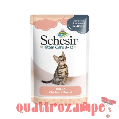 Schesir Kitten Filetti di Pollo 85 gr Bustina Umido Per Gattini